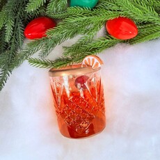 Love & Victory Old Fashioned Cocktail Holiday Ornament