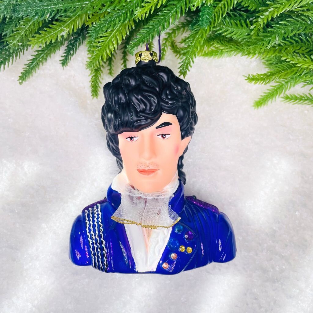 Cody Foster Prince Glass Ornament