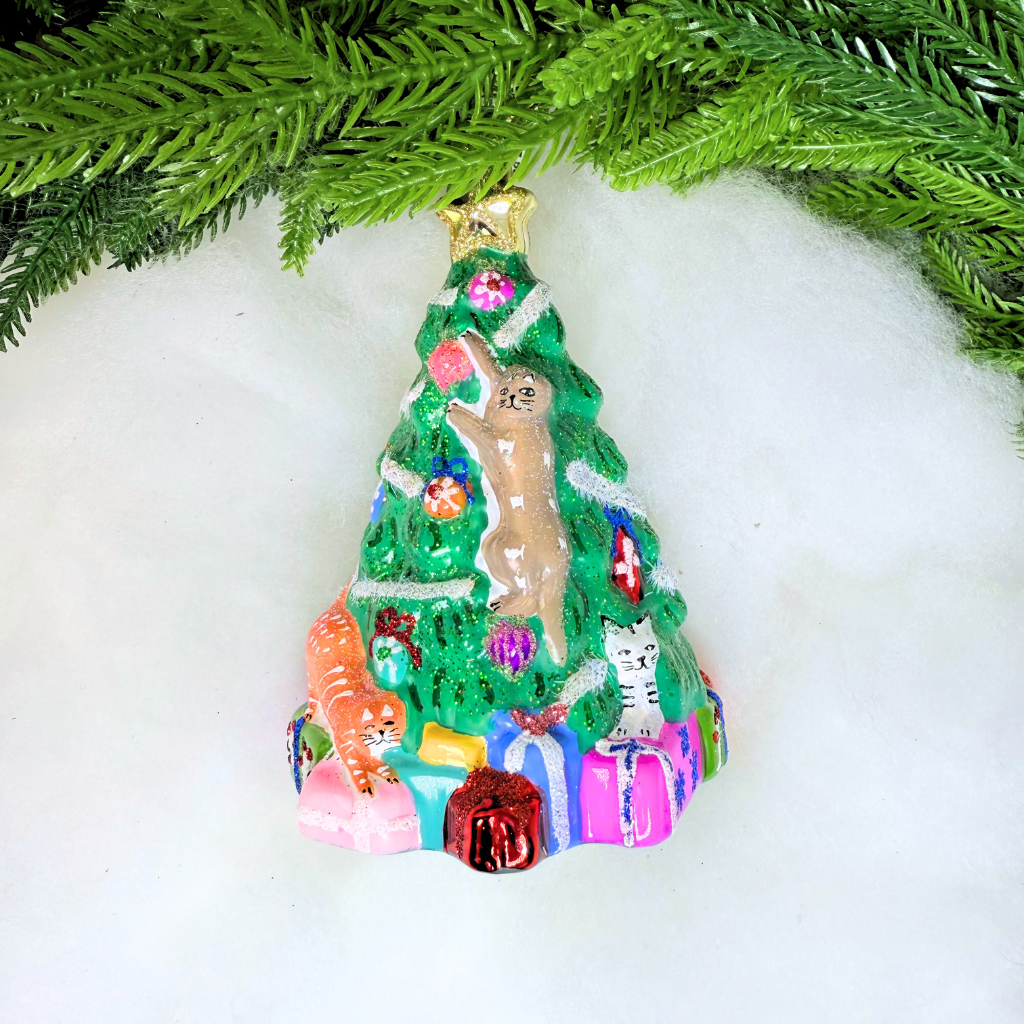 Cody Foster Frivolously Festive Felines Ornament