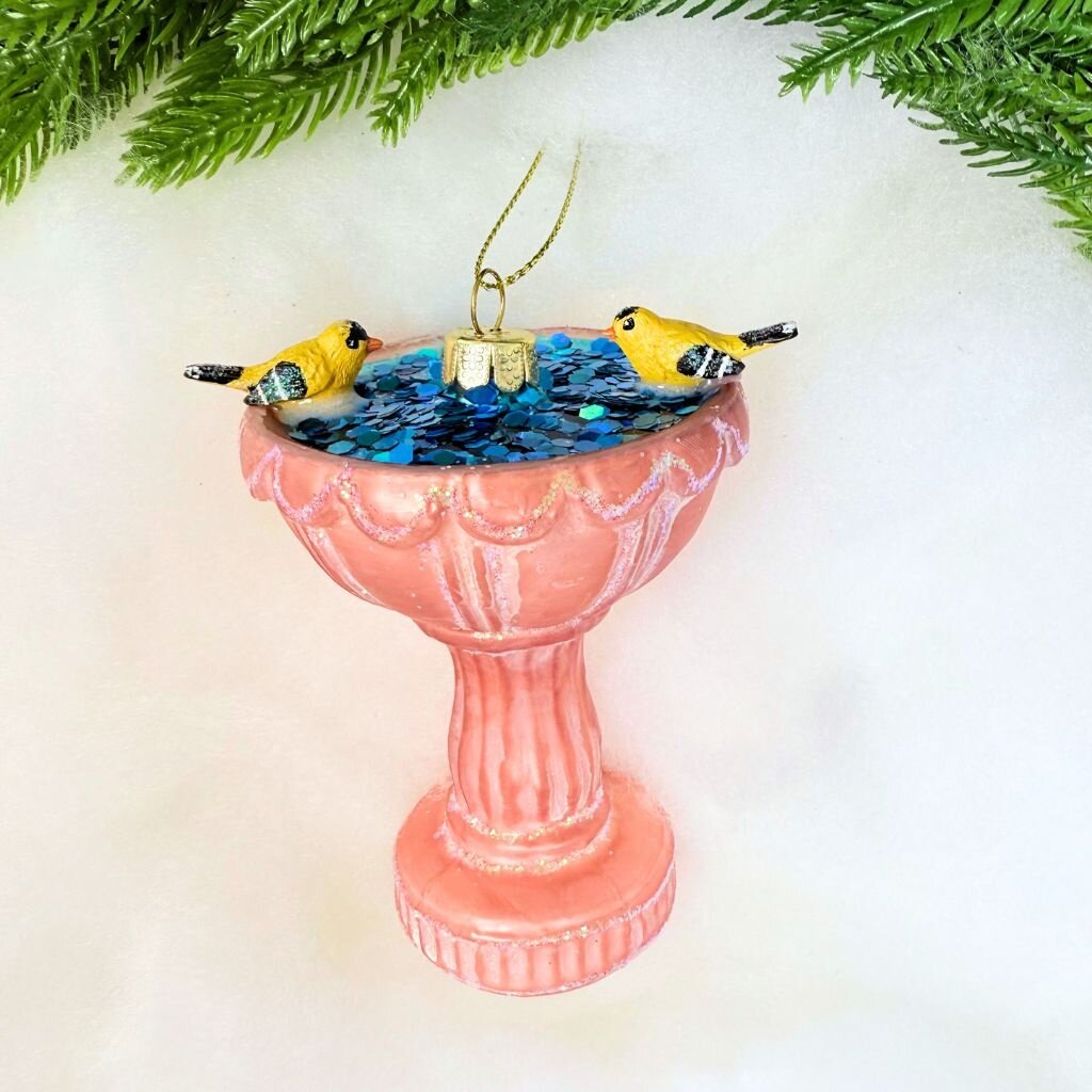 180 Degrees Bird Bath Ornament