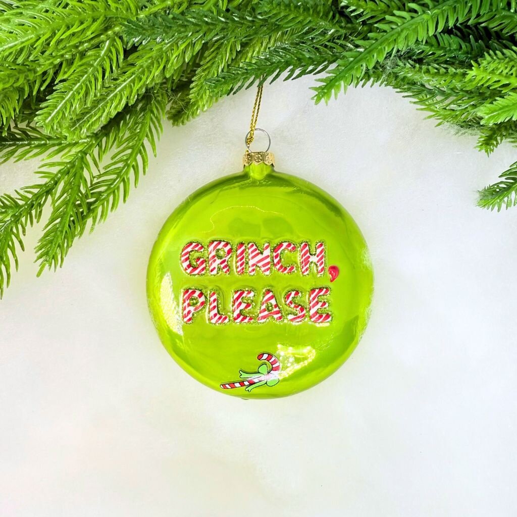 Cody Foster Grinch Please Ornament