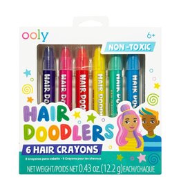 OOLY Hair Doodlers Hair Crayons - Set of 6 Colors