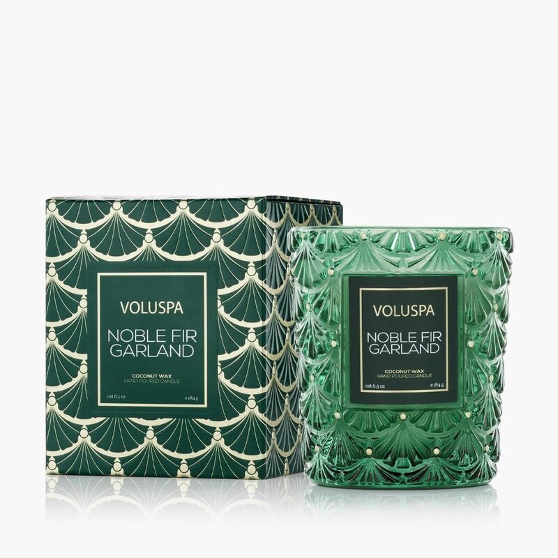 Voluspa Noble Fir Garland 6.5oz classic candle