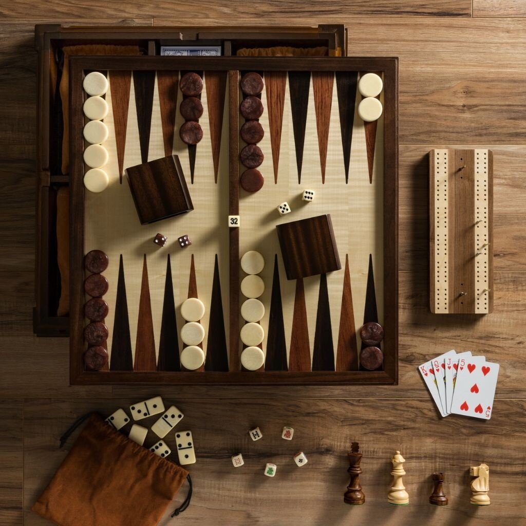 WS Game Company Chess 7-in-1 Heirloom Edition