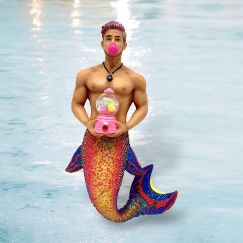 December Diamonds Blow Fish Merman