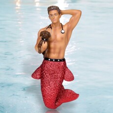 December Diamonds Dr. Pet-A-Vet Merman Ornament