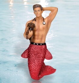 December Diamonds Dr. Pet-A-Vet Merman Ornament