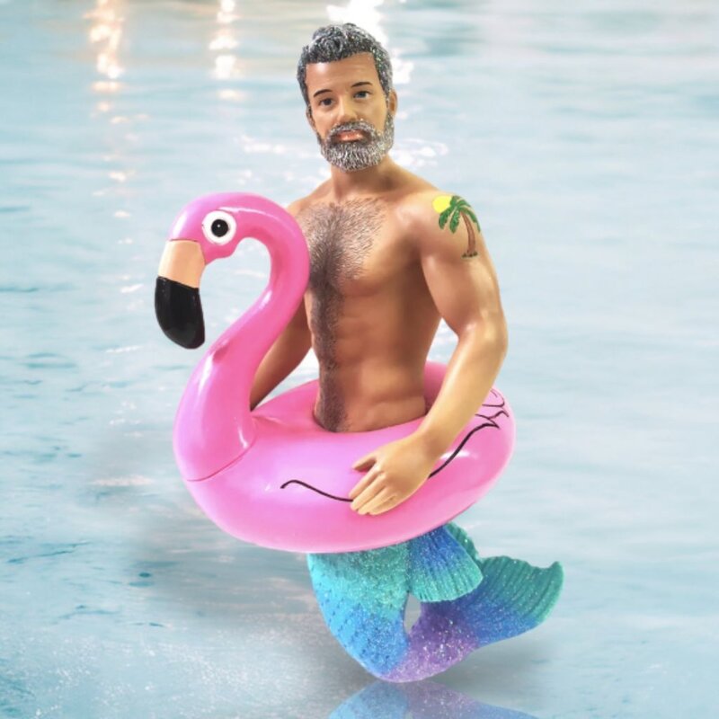 December Diamonds Flaming Oh! Merman Ornament