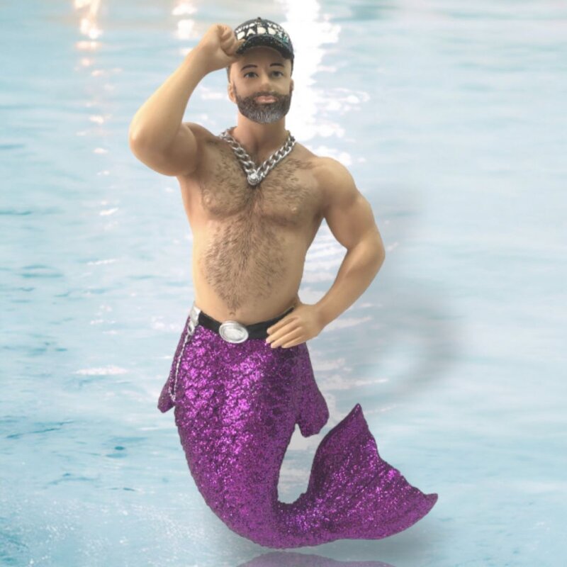 December Diamonds Who's Your Daddy Merman Ornament