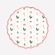 MeriMeri Festive Icon Stripes Side Plates