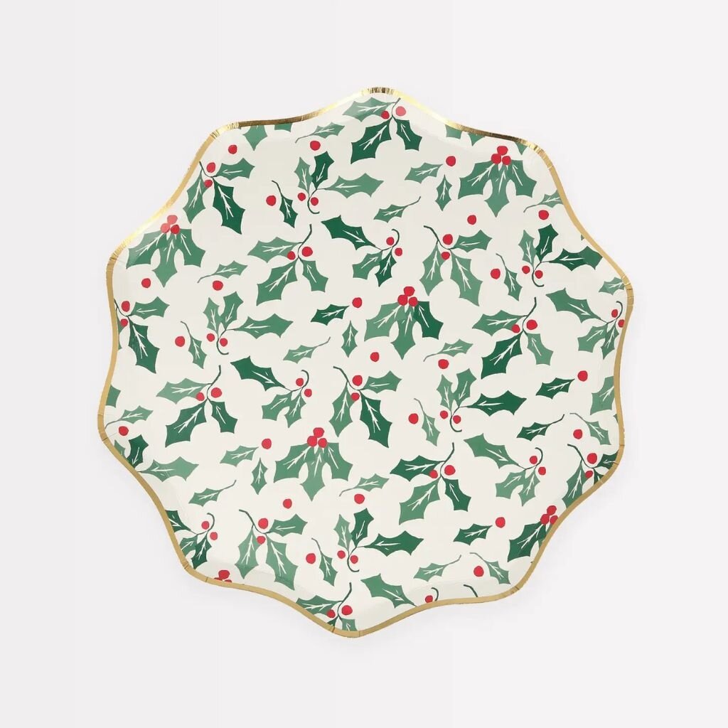 MeriMeri Holly Pattern Side Plates