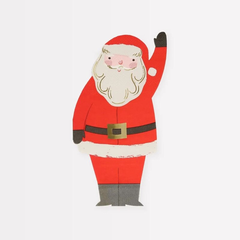 MeriMeri Jolly Christmas Santa Napkins