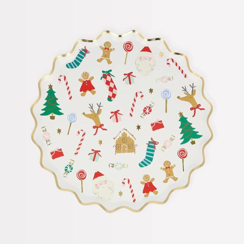 MeriMeri Jolly Christmas Side Plates