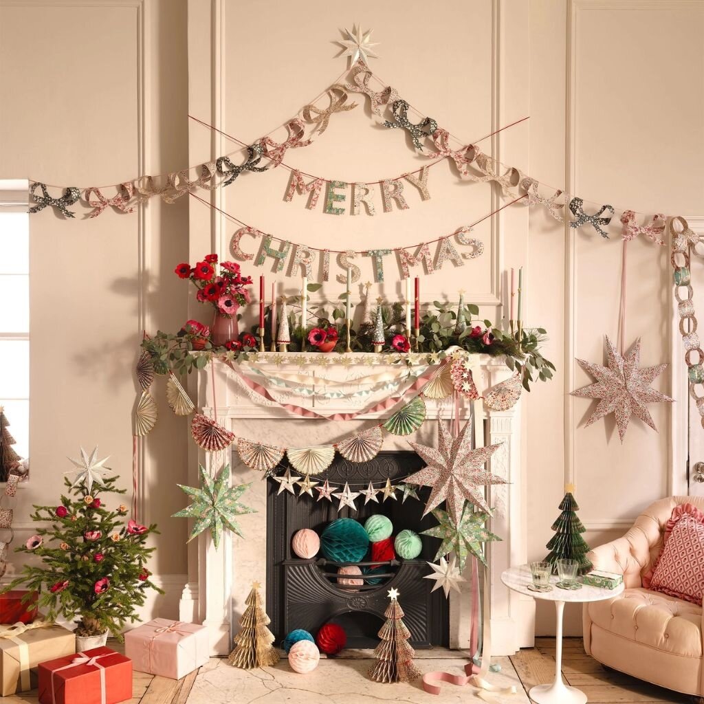 MeriMeri Meri Meri X Liberty Merry Christmas Banner