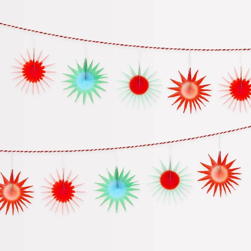 MeriMeri Tissue Paper Starburst Garland