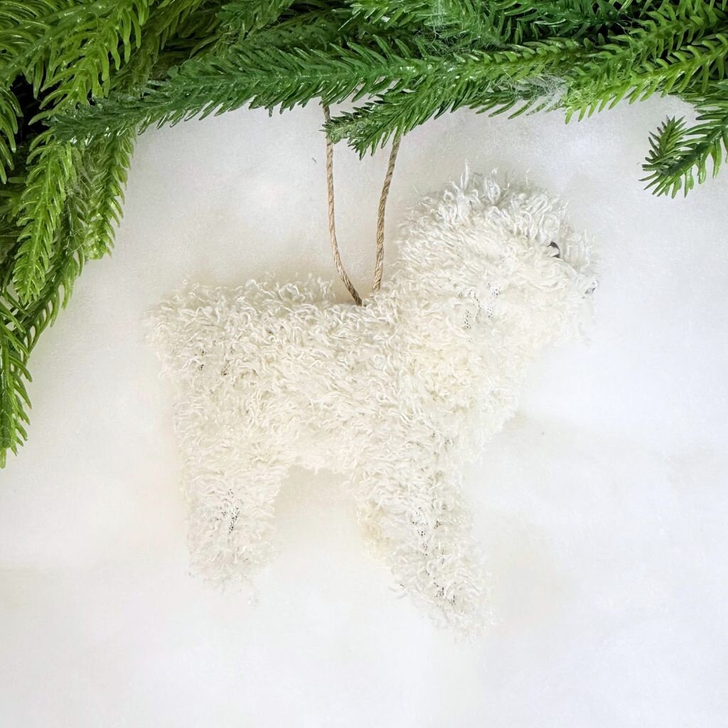 180 Degrees Poodle Ornament 4.25"