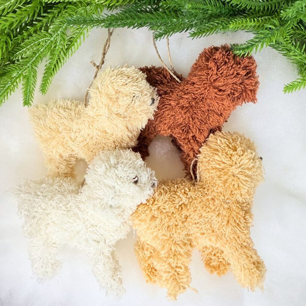 180 Degrees Poodle Ornament 4.25"