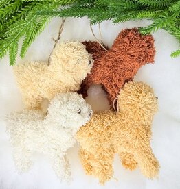 180 Degrees Poodle Ornament 4.25"