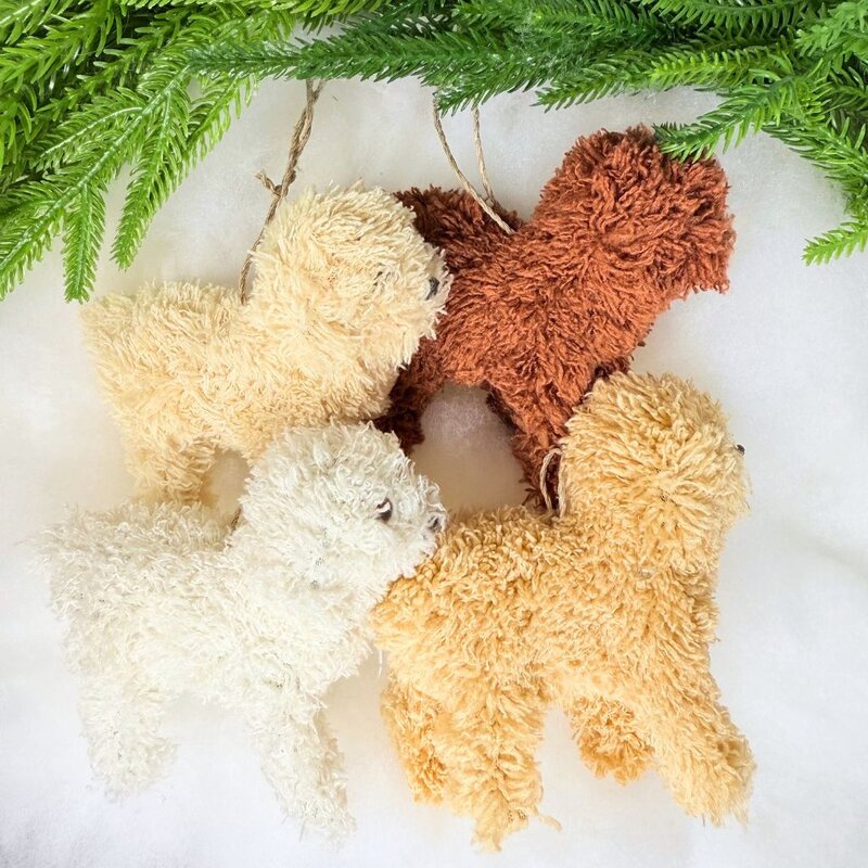 180 Degrees Poodle Ornament 4.25"