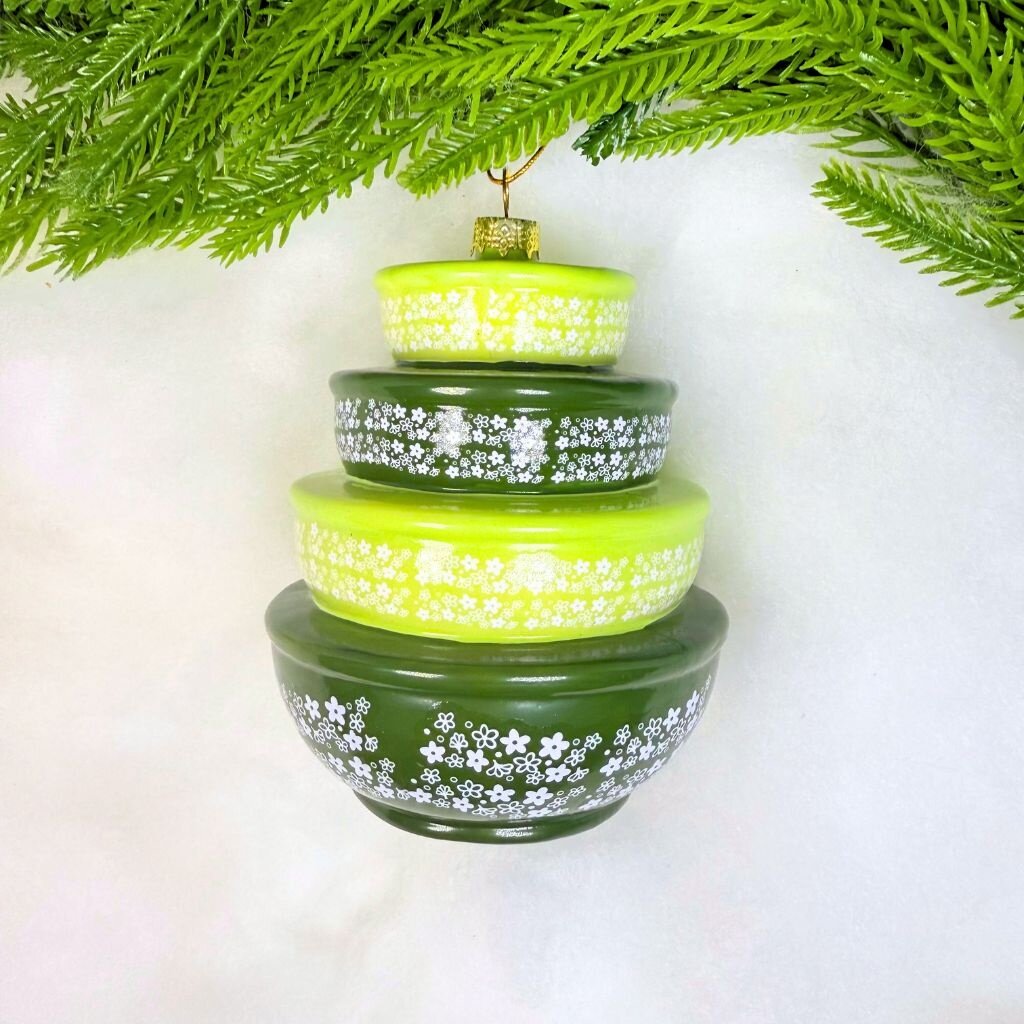 Cody Foster Vintage Stacked Bowls Ornament