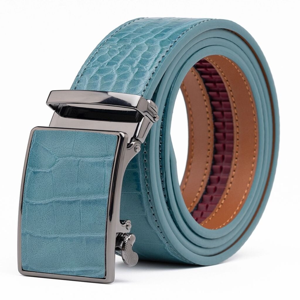 Fabio Valenti Men's Ratchet Leather Belt