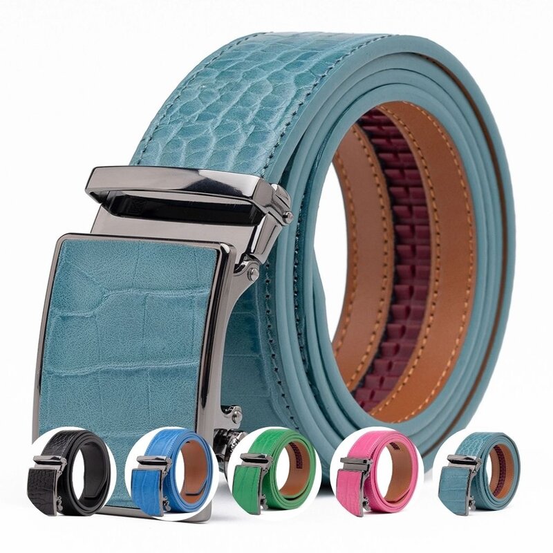 Fabio Valenti Men's Ratchet Leather Belt