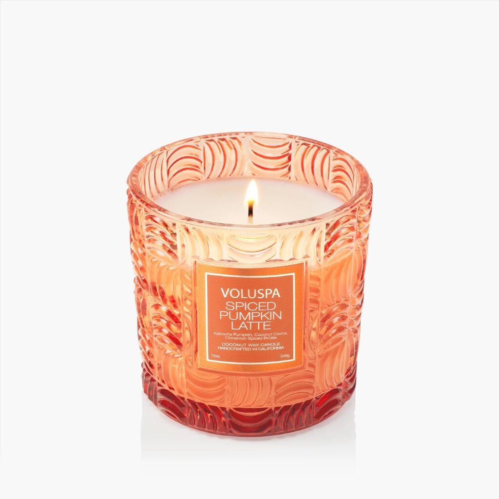 Voluspa Spiced Pumpkin Latte 12oz Classic Candle