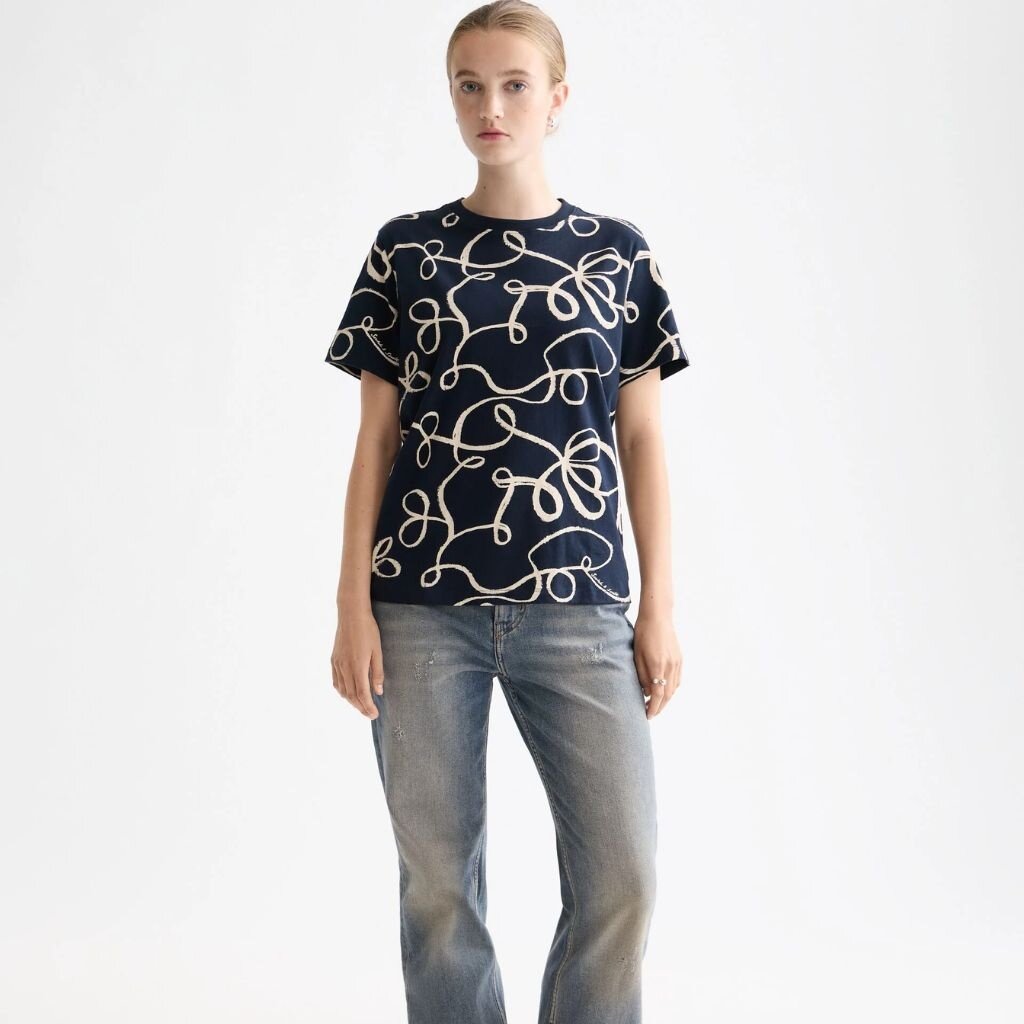 Scotch & Soda - Womenswear All over print regular fit T-s