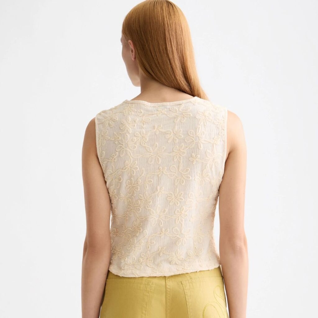 Scotch & Soda - Womenswear Bow closure structured tank