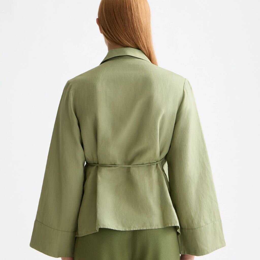 Scotch & Soda - Womenswear Wrap shirt with tie closure