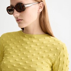 Scotch & Soda - Womenswear Slash Neck Textured Stitch Pullover