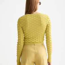 Scotch & Soda - Womenswear Slash Neck Textured Stitch Pullover