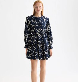 Scotch & Soda - Womenswear Scallop Trim Long Sleeve Mini Dress