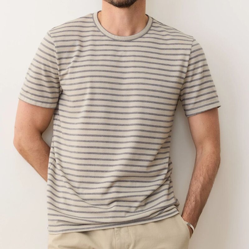 Marine Layer Signature Jacquard Crew Tee