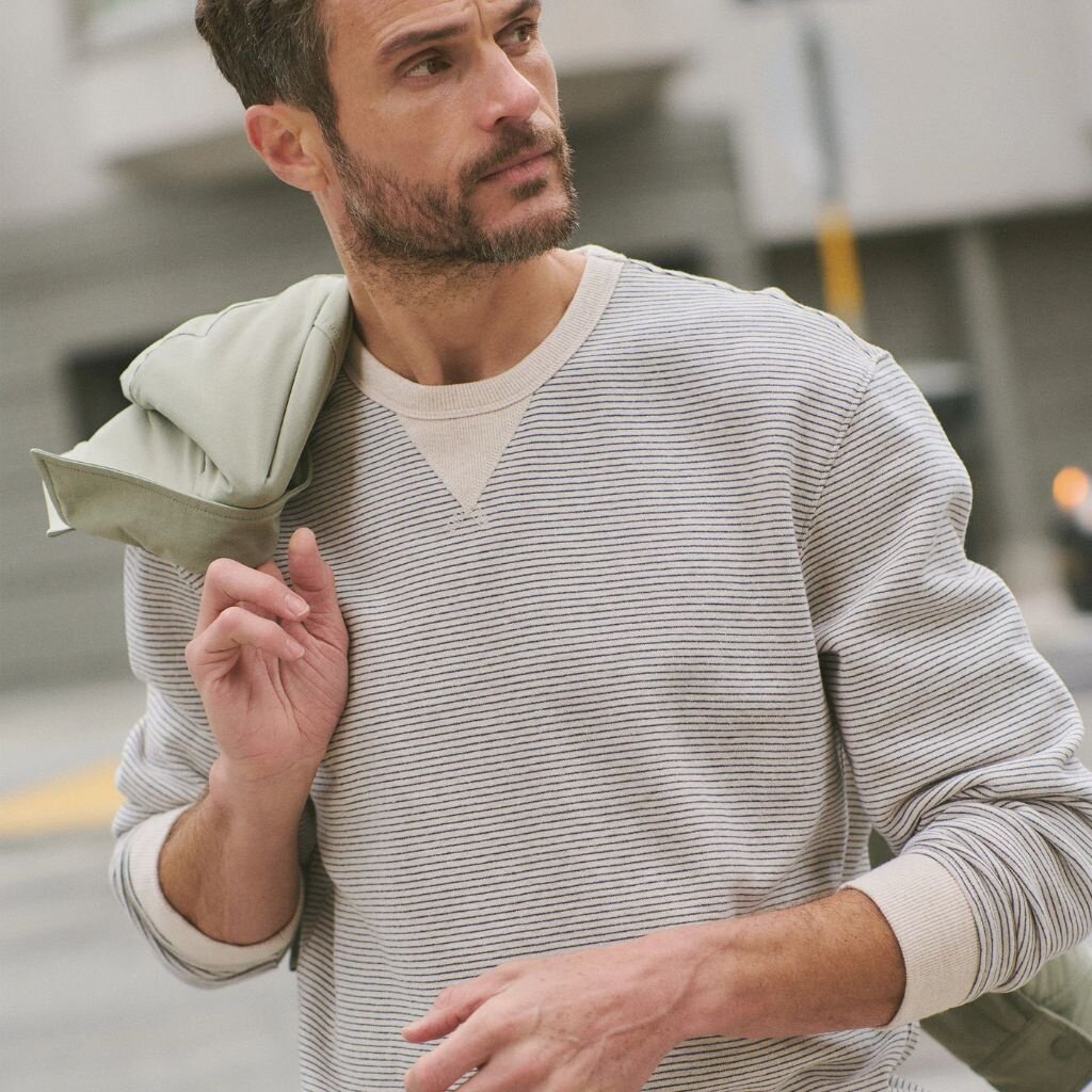 Marine Layer Relaxed Cloud 9 Fleece Crewneck