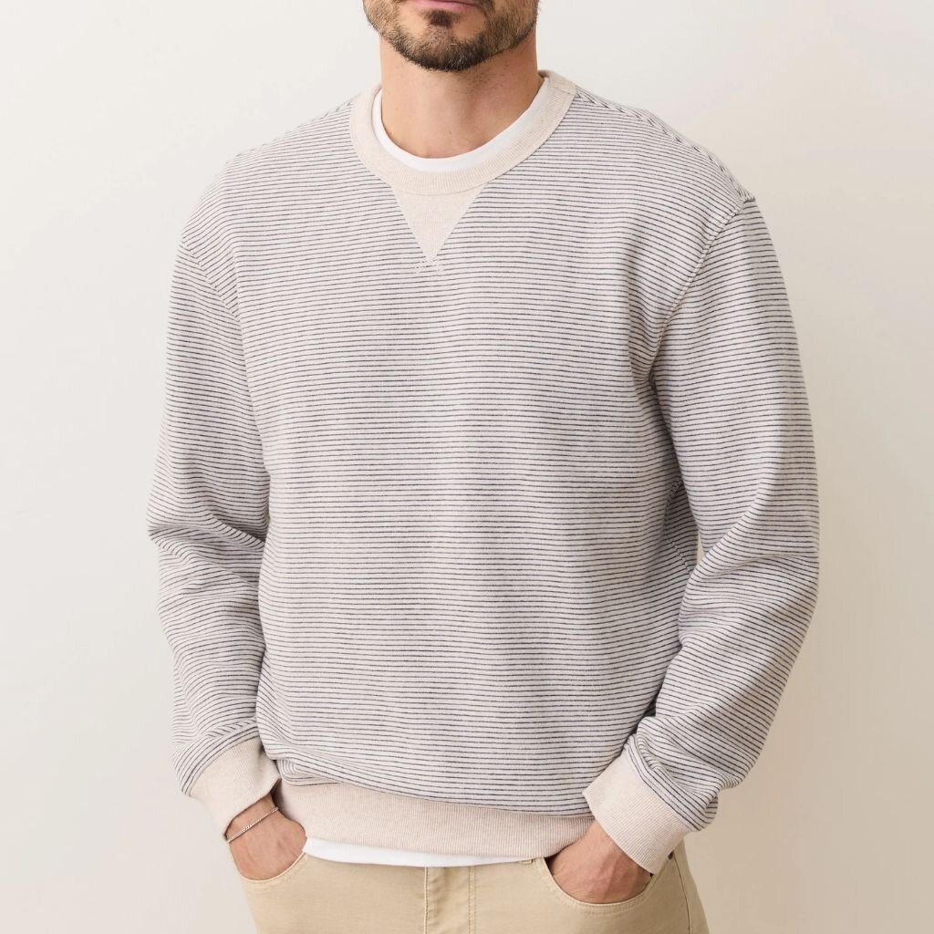 Marine Layer Relaxed Cloud 9 Fleece Crewneck