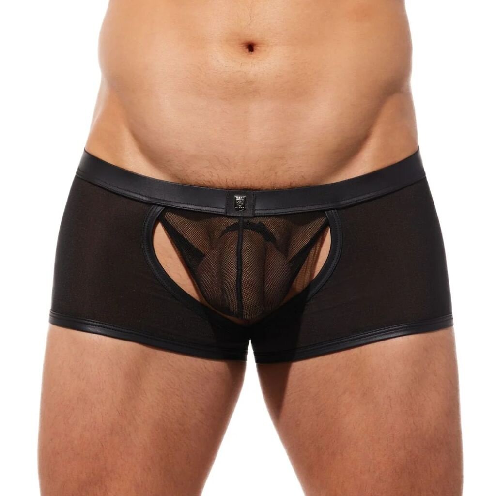 Gregg Homme Ring My Bell Crotchless Boxer Briefs 190705 Black