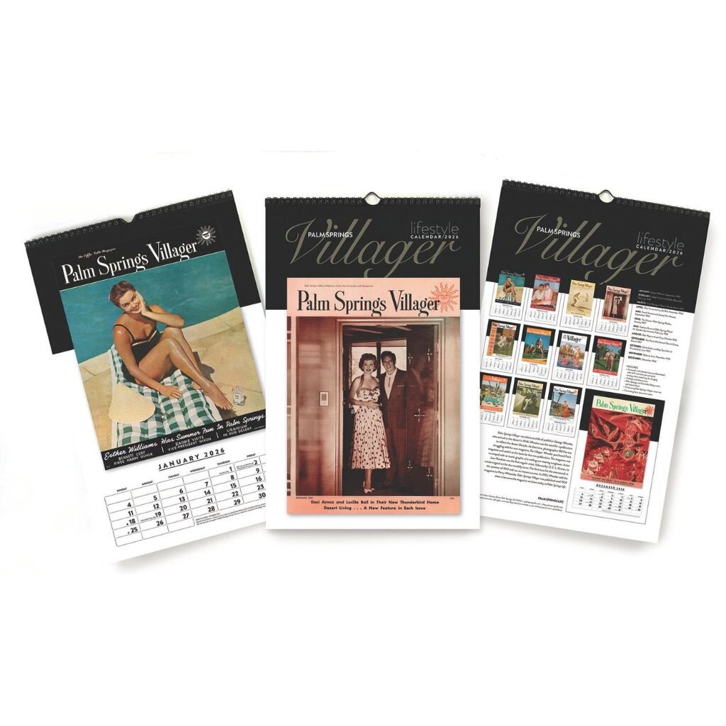 Palm Springs Life Consignment Palm Springs Villager 2026 Calendar