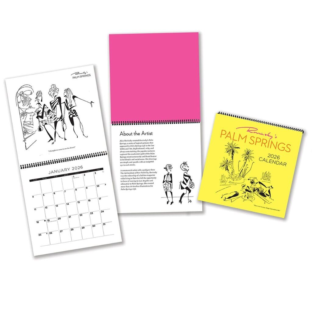 Palm Springs Life Consignment Alice Rovinsky 2026 Calendar