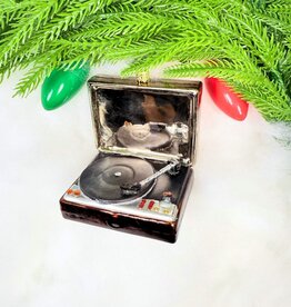 Cody Foster Vintage Turntable Record Player Ornament