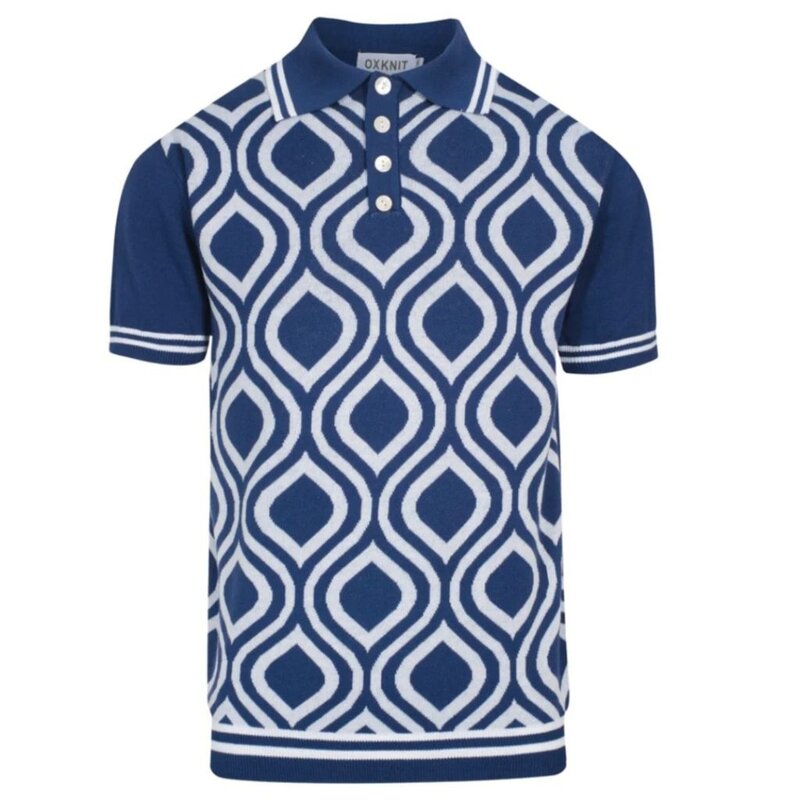 OxKnit FL25 Retro Knit Polo