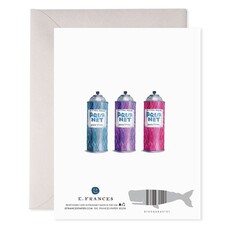E. Frances Paper Aquanet Hairspray Birthday Card