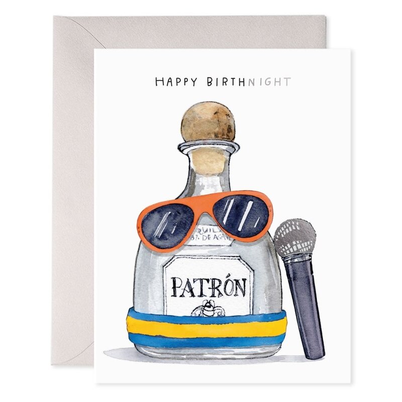 E. Frances Paper Patron Karaoke Birthday Card