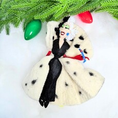 Silk Road Bizaar Cruella Ornament, Felt