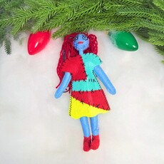 Silk Road Bizaar Sally Ornament, Felt