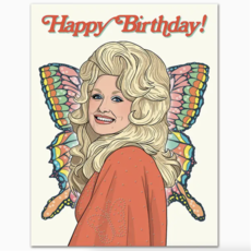 The Found Dolly 70s Butterfly Birthday Card