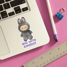 The Found Secret Labubu Big Into Energy Sticker