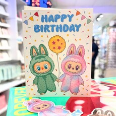 The Found Labubu Big Energy Birthday Card