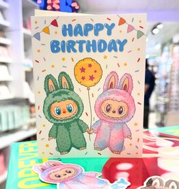 The Found Labubu Big Energy Birthday Card