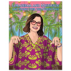 The Found White Lotus Lorazepam and Mistletoe Holiday Christmas Card